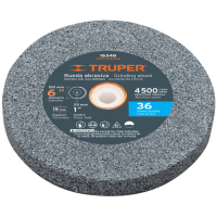 Rueda Recta Amolar 6'' Grano 36 Truper PIES-63436
