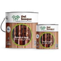 Barniz Al Agua Para Madera Satinado 3,6lt Del Bosque