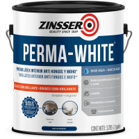Pintura Látex Interior Blanco Satinado PERMA WHITE Zinsser 3,785lt