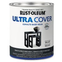 Esmalte Al Agua Gris Oscuro Brillante Ultra Cover Rust Oleum 946ml