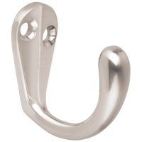 Gancho Percha Simple Níquel Satinado Hermex PEPU-04