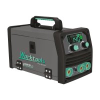Soldadora Inverter Worktools 140A MIG, TIG y Electrodo