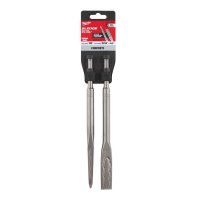 Cinceles (2Pz.) Punta + Plano Sds Plus 250mm Milwaukee 48-62-6080