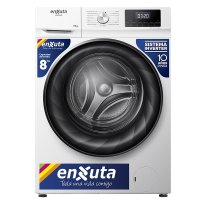 Lavarropa Automático Inverter Carga Frontal 8 kg Blanco Enxuta LENX1685
