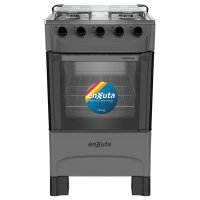 Cocina Supergas 4 Hornallas Titanio Con Termocupla Enxuta CENX27200T