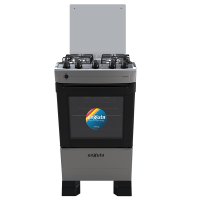 Cocina Supergas 4 Hornallas Titanio con Termocupla y Grill Enxuta CENX27542T
