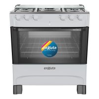 Cocina Supergas 5 Hornallas Blanca con Termocupla y Encendido Enxuta CENX27250W