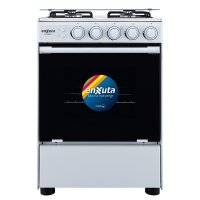 Cocina Supergas 4 Hornallas Blanca con Termocupla y Grill 60x60 Enxuta CENX9604W