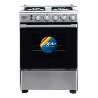 Cocina Supergas 4 Hornallas Inox con Termocupla y Grill 60x60 Enxuta CENX9604I