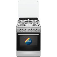 Cocina Supergas 4 Hornallas Inox con Termocupla 60x60 Enxuta CENX5642I