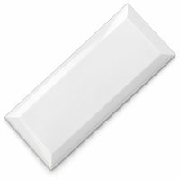 Cerámica Pared Ladrillo 10x20cm Blanco Brillo Ceral