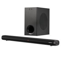 Barra de Sonido Bluetooth con Subwoofer 160 W 2.1, USB, AUX, Optical Enxuta BSENX29160