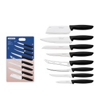 Juego de cuchillos 8 piezas plenus negro Tramontina 23498/032