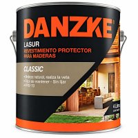 Protector De Madera Roble Oscuro Satinado Danzke Lasur Petrilac 4lt