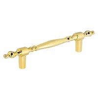 Tirador Para Mueble ''Colonial'' 76mm Bronce Brillante Hermex JAL-0521