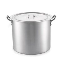 Olla Alta con Asas 37.2l 39.8x35cm Hotel Aluminio Oliveira 5039