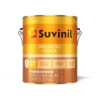 Barniz Suvinil Triple Filtro Solar color cedro, interior y exterior, 3,6 L