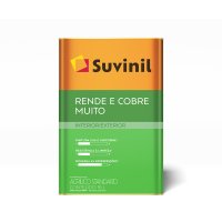 Pintura Suvinil Rinde y Cubre Mucho base A, interior y exterior, 16 L