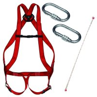 Kit ANTICAIDA (arnés+cuerda 1.5mt.+2conec.30)"CLIMAX"10BASIC