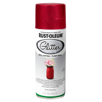 Aerosol Brillantina Glitter Rojo Rust Oleum
