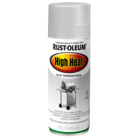 Esmalte Aerosol Alta Temperatura 650°C Rust Oleum Plata Mat 340g