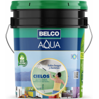 Pintura Cielorrasos Sobre Hongos y Bacterias AQUACIELOS Aqua Belco 1lt
