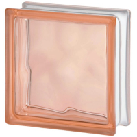 Ladrillo de Vidrio Nube Colores Tenues PINK (Rosado)