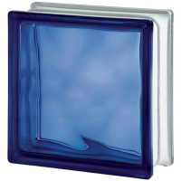 Ladrillo de Vidrio Nube Colores Tenues BLUE (Azul)