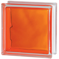Ladrillo de Vidrio Nube Colores Intensos Brilly ORANGE