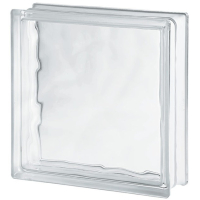 Ladrillo de Vidrio Grande 30 x 30cm Nube - Wave
