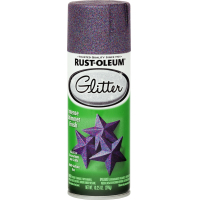 Aerosol Brillantina Glitter Púrpura Rust Oleum