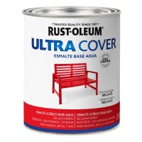 Esmalte Al Agua Rojo Manzana Brillante Ultra Cover Rust Oleum 946ml