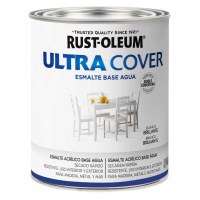 Esmalte Al Agua Blanco Brillante Ultra Cover Rust Oleum 946ml