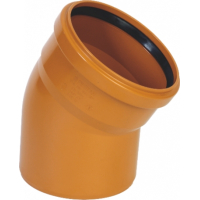 Codo PVC 250mm 45º MH con Junta Elástica