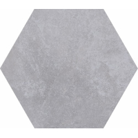 Cerámica Piso Pared Hexagonal 20x23cm Ceral Cimento Gris