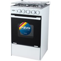 Cocina Supergas 4 Hornallas Blanca con Termocupla 50x60 Enxuta CENX9504W