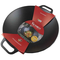 Sartén Wok Hierro Fundido Esmaltado 35 cm Victoria