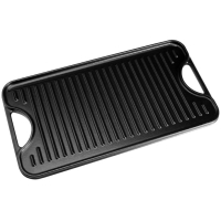 Plancha Hierro Curado Reversible 25x47cm Victoria 34160