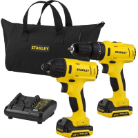 Taladro Percutor + Atornillador Impacto + Bolso Stanley