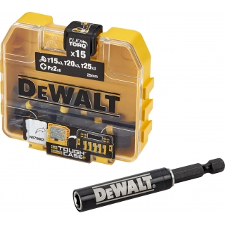 Set 16 Puntas de Impacto Torx Pozidriv DeWalt