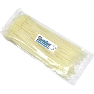 Precinto Collarín Plástico 63cm 9.0mm Blanco Slender