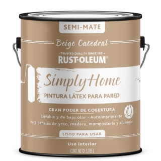 Pintura Látex Semi Mate Simply Home Beige Catedral