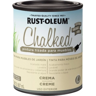 Pintura Tizada Exterior Chalked Rust Oleum Crema