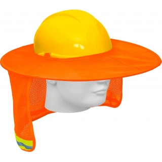 Protector Solar Plegable Para Casco Naranja TRUPER
