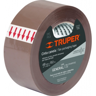 Cinta De Empacar Marrón 48mm x 150mt Truper Pack 6