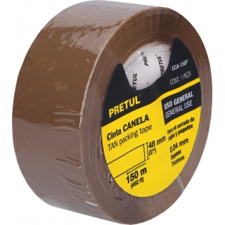 Cinta De Empacar Marrón 48mm x 150mt Pretul Pack 6