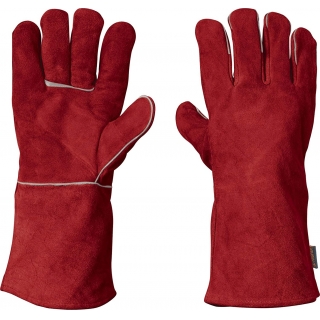 Guantes De Soldar Cuero Rojo Truper GU-505