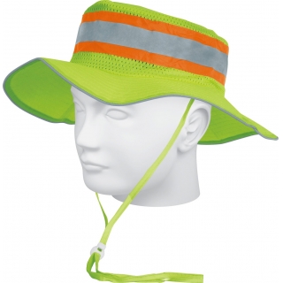 Sombrero Protección UV Amarillo Cinta Reflectiva Truper