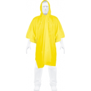 Poncho Con Capucha Impermeable Lluvia Amarillo Truper