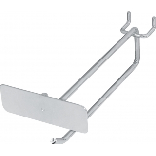 Gancho Exhibidor Con Portaetiquetas 15cm Truper